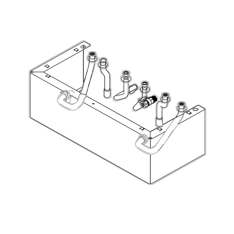 Vaillant Set Tubi e Raccordi Per Riscaldamento e ACS ecoBALKON 0020202033