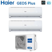 Condizionatore Climatizzatore Haier Dual Split Inverter Geos Plus R-32 9000+9000 BTU Con 2U40FEFFRA