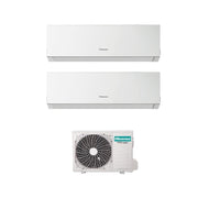Condizionatore Climatizzatore Hisense Dual Split Inverter R-32 Hi-Comfort 7000+7000 BTU con 2AMW42U4RGC WiFi Integrato 7+7