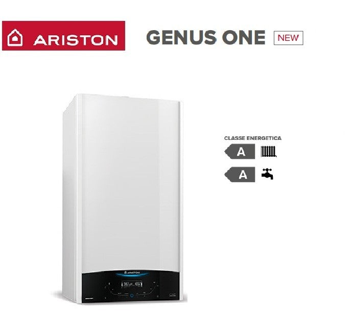 Caldaia A Condensazione Ariston Genus One Net 24 KW Metano Completa Dì Kit Per Scarico Fumi WI-FI Ready