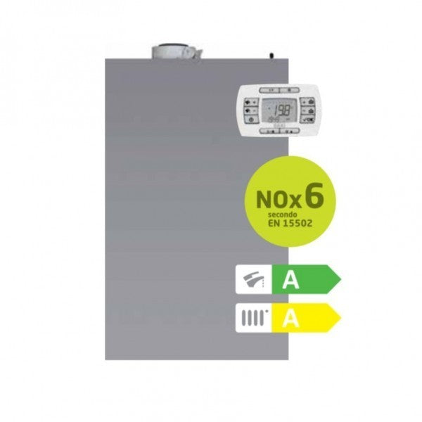 Caldaia a Condensazione Baxi Luna Air 24 Kw Da Incasso Metano Completa di Kit Scarico Fumi