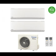 Condizionatore Climatizzatore Panasonic dual split inverter Etherea White R-32 Wi-FI con Econavi 9000+9000 con CU-2Z50TBE