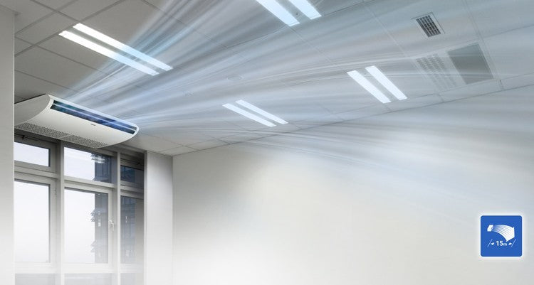 Condizionatore Climatizzatore Samsung Inverter Monosplit Soffitto Trifase AC140RNCDKG 48000 BTU