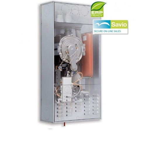 Caldaia a Condensazione Savio Edilia HE 25S Per Incasso Metano Completa di Kit Scarico Fumi