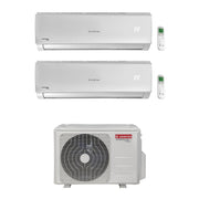 Condizionatore Climatizzatore Ariston Alys Dual Split Inverter R-32 12000+12000 BTU Con DUALC50 XD0-O Wi-Fi Optional