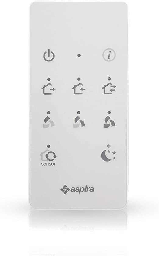 Recuperatore di Calore RHINOCOMFORT 160 RF Sanificatore D' Aria ad Altissima Efficienza Dotato di Telecomando