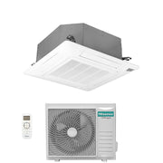 Condizionatore Climatizzatore Hisense Inverter A Cassetta Monosplit R-32 Round Flow AUC105UR4RKC8/AUW105U6RN8 36000 BTU