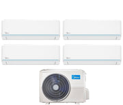 Condizionatore Climatizzatore Midea Quadri Split Evolution R-32 9000+9000+12000+12000 BTU Con M4OE-28HFN8-Q Wi-Fi Integrato