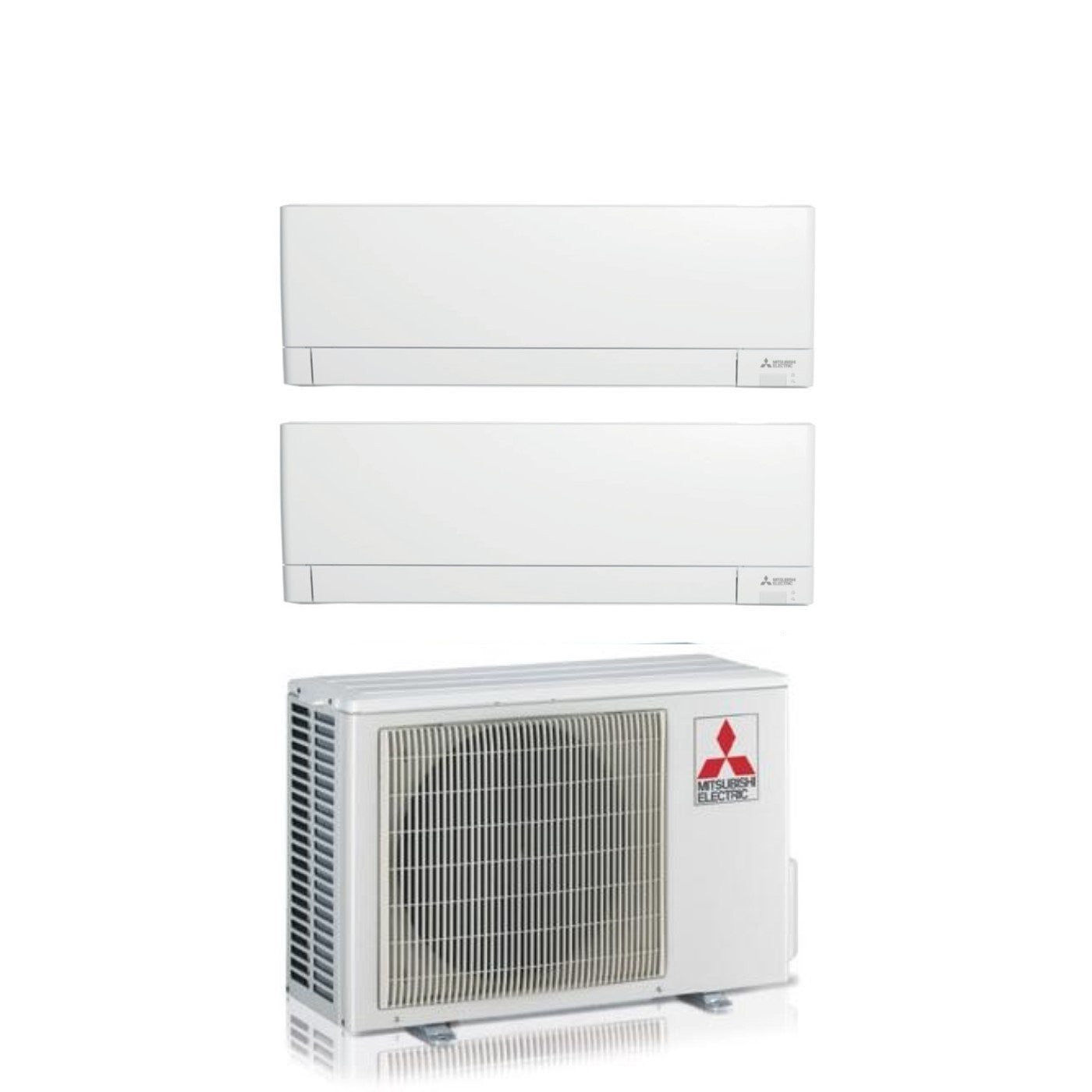 Condizionatore Climatizzatore Mitsubishi Electric Dual Split R-32 MSZ-AY 9000+9000 Btu Con MXZ-2F42VF4 Wi-Fi Integrato