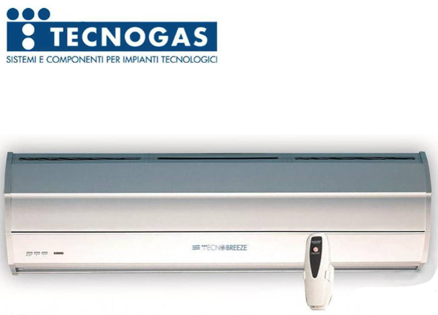 Barriera D'Aria Tecnogas Centrifuga Tecnobreeze Fashion Wind 90 Cm Con Telecomando