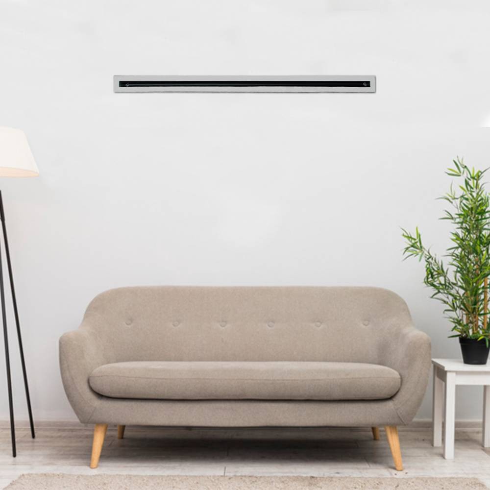 Diffusori Lineari a 1 Feritoia in Alluminio Anodizzato o Bianco RAL9010 DLF10