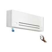 Ventilconvettore Fan Coil Innova Filomuro a Parete Slim SW600 2,01 Kw Telecomando e Gruppo Valvole Inclusi Attacchi a DX
