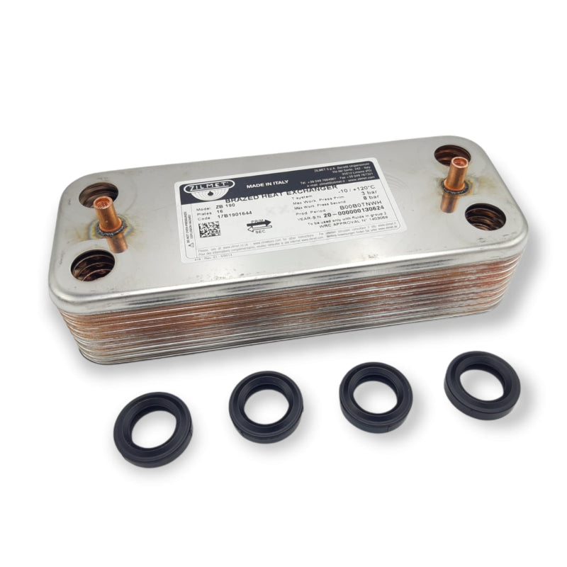 Scambiatore 12 Piastre Originale Ariston Interasse 148 mm 65116314