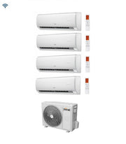 Condizionatore Climatizzatore Ferroli Quadri Giada M 9000+9000+12000+12000 BTU Con 28-4 Wi-Fi Integrato Alexa e Google HOME