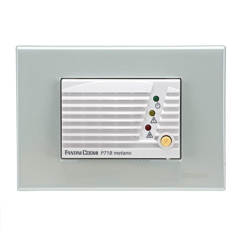 Rivelatori di Fughe di Gas Fantini Cosmi Sicurgas P71 Metano da Incasso Per Ambienti Civili