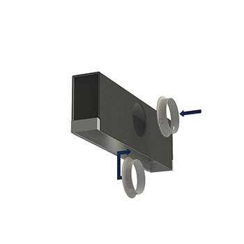 Kit Plenum Multifunzione Brofer PDLCCI Per Diffusori Lineari DLF/DLN 1 Feritoia da 1000 mm