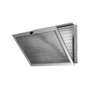 Griglia a Maglia Quadra Brofer 13x13 mm Portafiltro con Controtelaio Incernierato Varie Misure