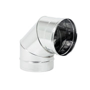 Curva da 90° Gradi Camini Wierer in Acciaio Inox Vari Diametri