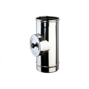 Elemento D'Ispezione Con Tappo Camini Wierer in Acciaio Inox Mono Parete Vari Diametri