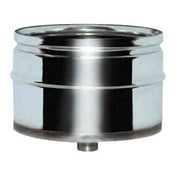 Tappo Scarico Condensa Camini Wierer in Acciaio Inox Mono Parete Vari Diametri