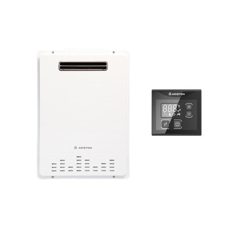 Scaldabagno a Gas Ariston Next Evo x Outdoor 26 Eu GPL 26 Lt Da Esterno Basso Nox