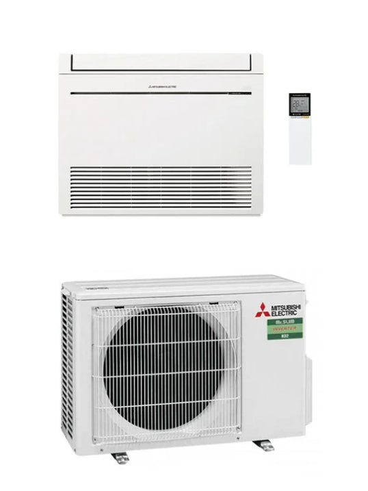 Condizionatore Climatizzatore Mitsubishi Electric Monosplit a Pavimento R32 MFZ-KT35VG 12000 BTU Wi-Fi Optional
