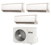 Condizionatore Climatizzatore Ferroli Trial Split Inverter Diamant M R32 Wi-Fi 7000+9000+9000 Con 2CO9AA1F 27-3