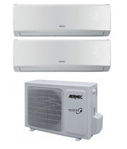 Condizionatore Climatizzatore Aermec Dual Split Inverter R-32 Modello SLG 9000+9000 Con MLG420 Wi-Fi Optional