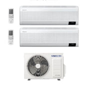 Condizionatore Climatizzatore Samsung Dual Split Inverter Windfree Elite S2 R-32 Wi-Fi 9000+9000 BTU Con AJ040TXJ2KG/EU
