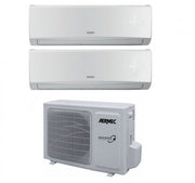 Condizionatore Climatizzatore Aermec Dual Split Inverter R-32 Modello SLG 9000+12000 Con MLG420 Wi-Fi Optional