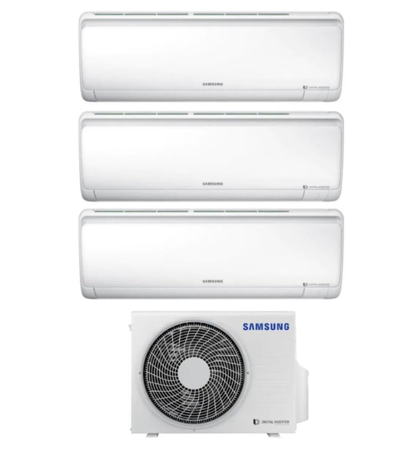 Condizionatore Climatizzatore trial Samsung 9+9+12 Maldives Quantum R-32 9000+9000+12000 BTU con AJ068RCJ3EG/EU **PROMO**