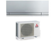 Condizionatore Climatizzatore Mitsubishi Electric Inverter Kirigamine Zen R-32 Wi-Fi Argento 9000 BTU MSZ-EF25VGKS