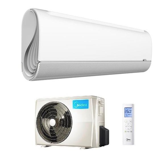 Condizionatore Climatizzatore Midea Monosplit Inverter Breezeless+ R32 Wi-Fi 12000 BTU MSFAAU-12HRFN8B