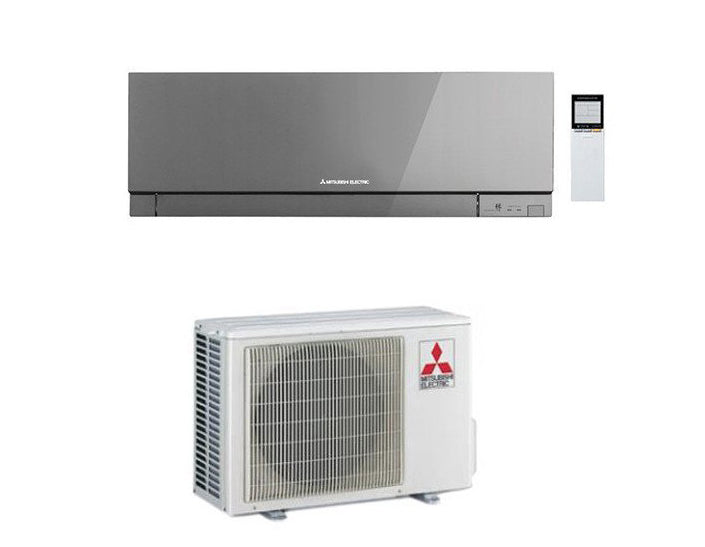 Condizionatore Climatizzatore Mitsubishi Electric Inverter Kirigamine Zen R-32 Wi-Fi Argento 18000 BTU MSZ-EF50VGKS