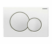 Placca di Comando Geberit Sigma 01 Per Cassette Incasso Doppio Pulsante Bianco Cod. 115.770.11.5