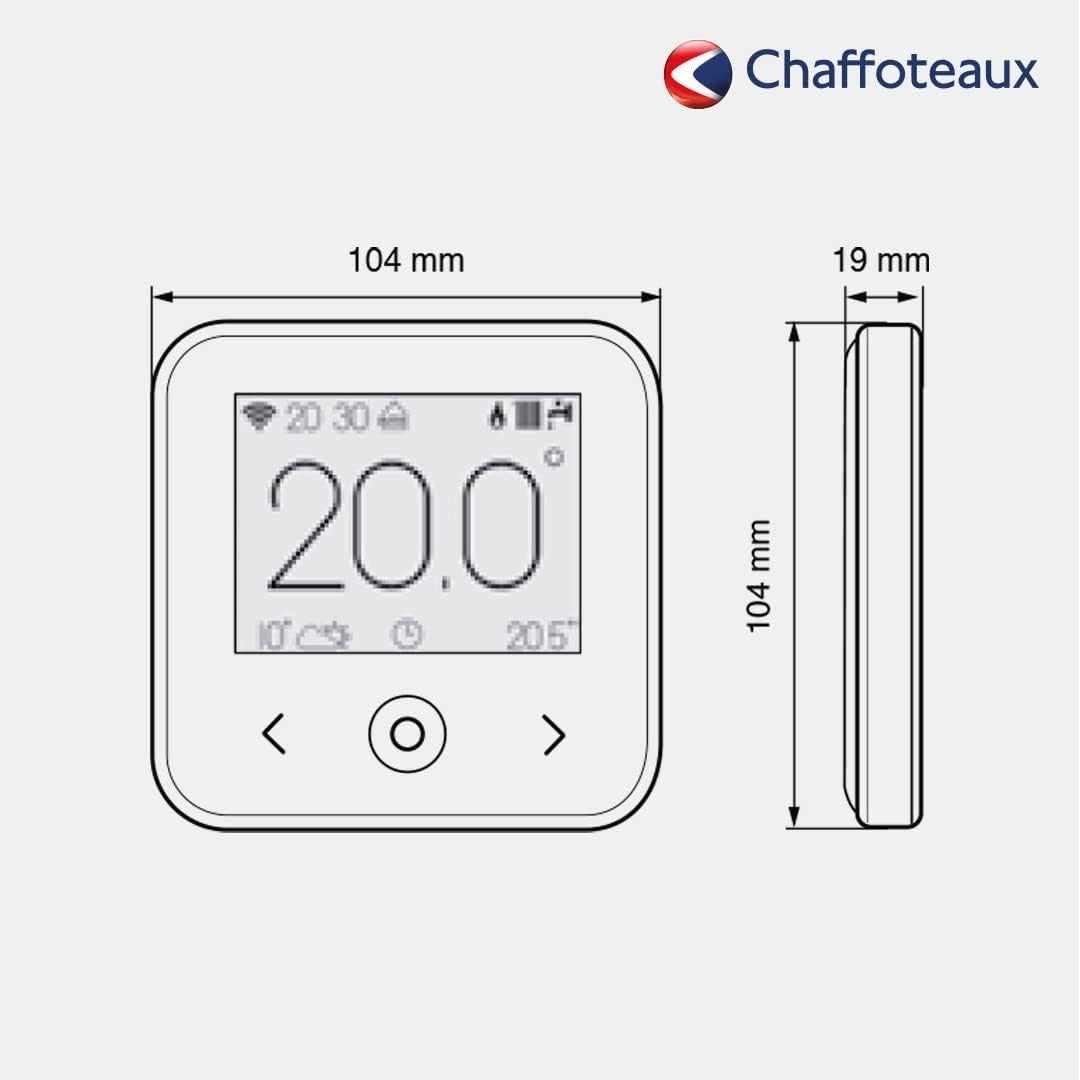 Cronotermostato Termoregolatore Chaffoteaux Smart Control Link 3319128