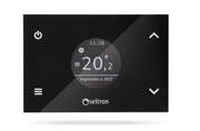 Cronotermostato Seitron da semincasso wifi nero