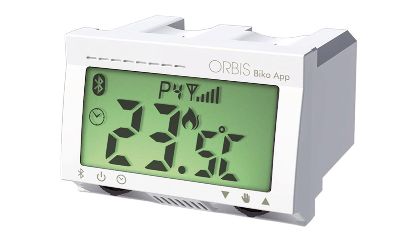 Cronotermostato Orbis Biko App Bianco