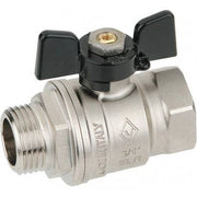 Rub. Bresciane Valvola MF a sfera a Farfalla