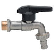 Rubinetterie Bresciane Rubinetto Valvola a sfera con portagomma a leva
