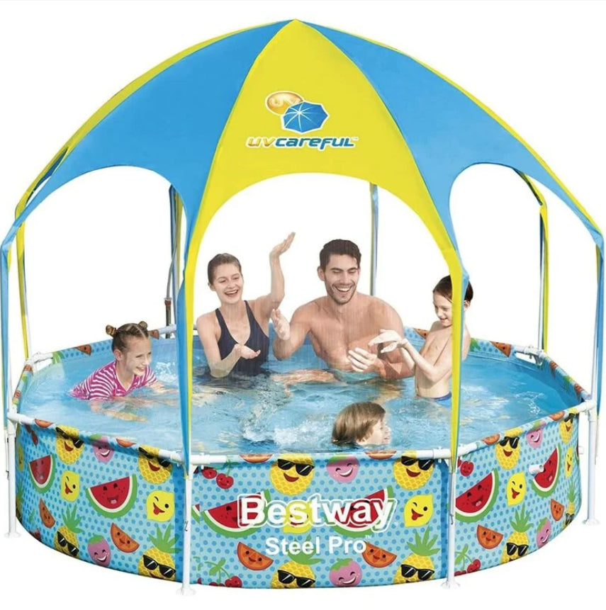 BESTWAY PISCINA C-TELAIO+COPERT+DOCCIA 244X51H 56432