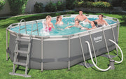 PISCINA BESTWAY C/TELAIO E POMPA OVALE 427X250XH100 CM 56714