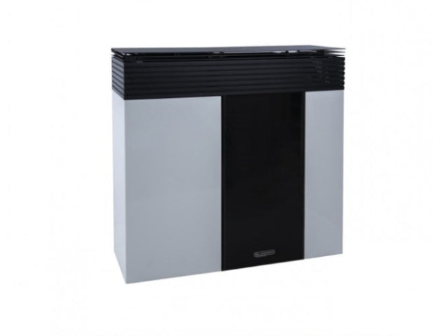 Termostufa A Pellet Laminox Veronica Phantom Idro Black Line 16 Kw Colore Bianco