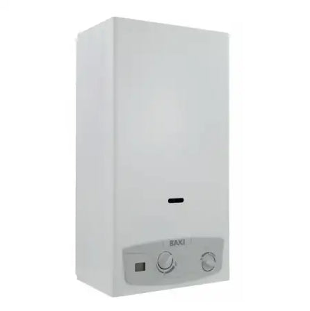 Scaldabagno a gas istantaneo camera aperta Baxi Acquaprojet + Blue 11i Metano - Cod. A7698573 **PROMO**