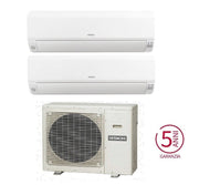 Condizionatore Climatizzatore Hitachi Dual Split Performance R32 12000+12000 BTU Con RAM-53NP3E Wi-Fi Optional **PROMO**
