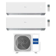 Condizionatore Climatizzatore Haier Dual Split R-32 Serie Revive 9000+9000 BTU Con H2U40MEFFRA Wi-Fi Integrato