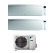 Condizionatore Climatizzatore Dual Daikin inverter Emura White Wi-Fi R-32 Bluevolution 7000+7000 BTU 2MXM40N9/A(9)