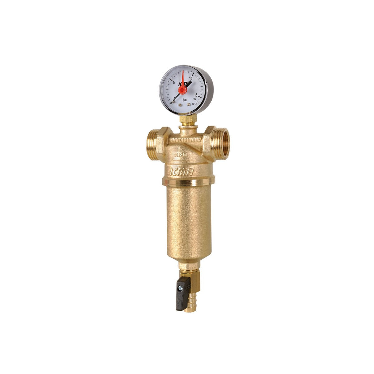 Filtro Autopulente In Ottone Con Manometro - Varie misure