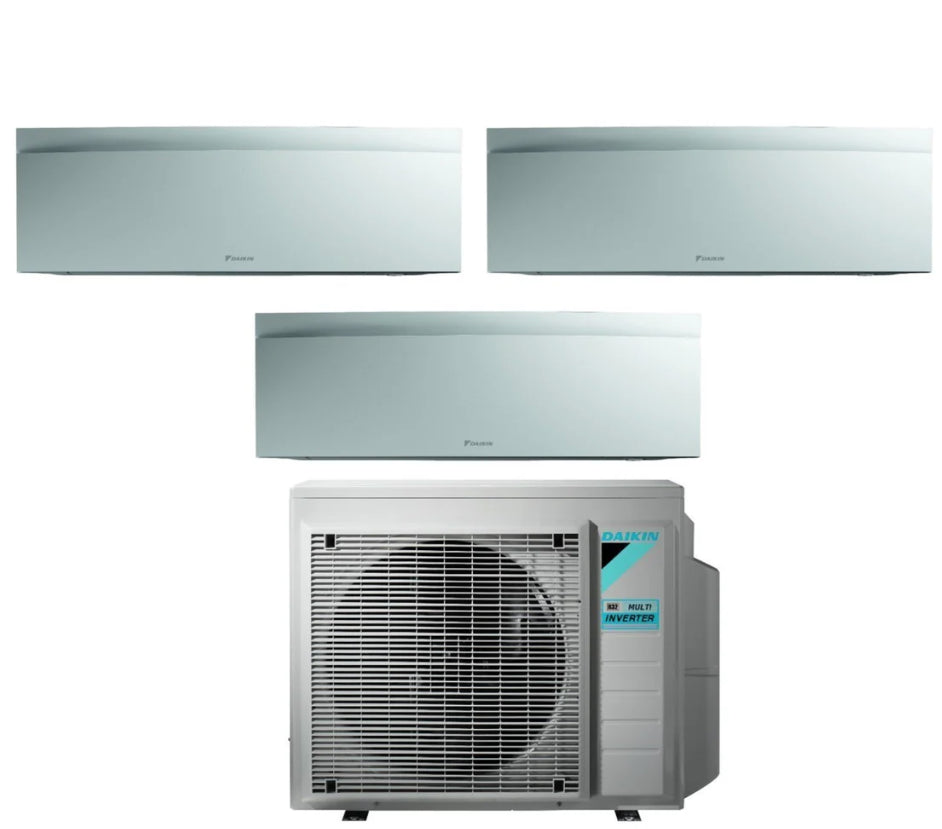 Condizionatore Climatizzatore Trial Daikin inverter Emura White Wi-Fi R-32 Bluevolution 12000+12000+12000 BTU 3MXM68N/A