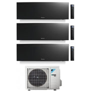 Condizionatore Climatizzatore Trial Daikin inverter Emura Black Wi-Fi R-32 Bluevolution 9000+9000+9000 BTU 3MXM52N/A